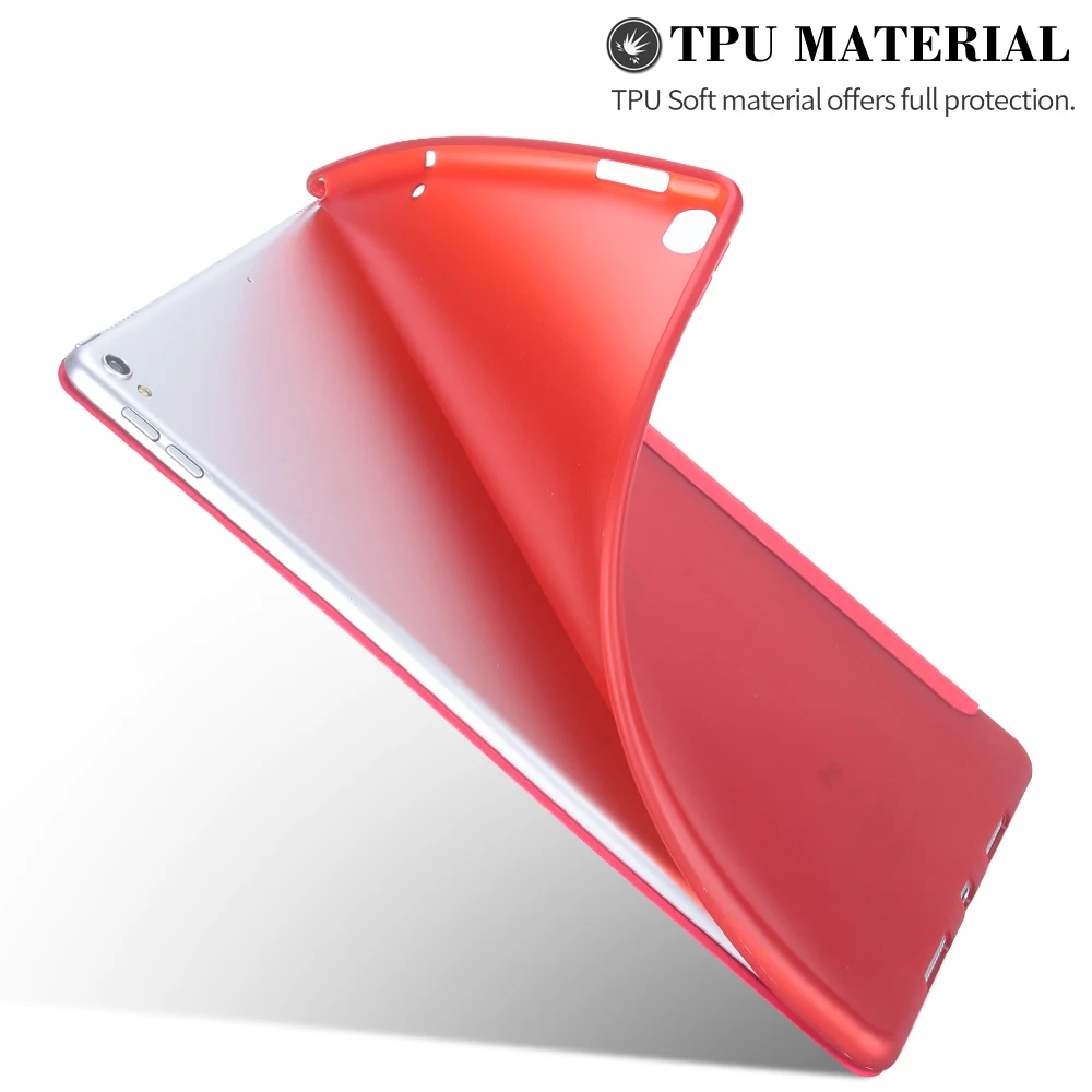 Из искусственной кожи чехол для iPad Pro 10,5 дюймов ультра тонкий Смарт Обложка чехол для iPad Pro 10,5 Air 3 Мягкий силиконовый чехол