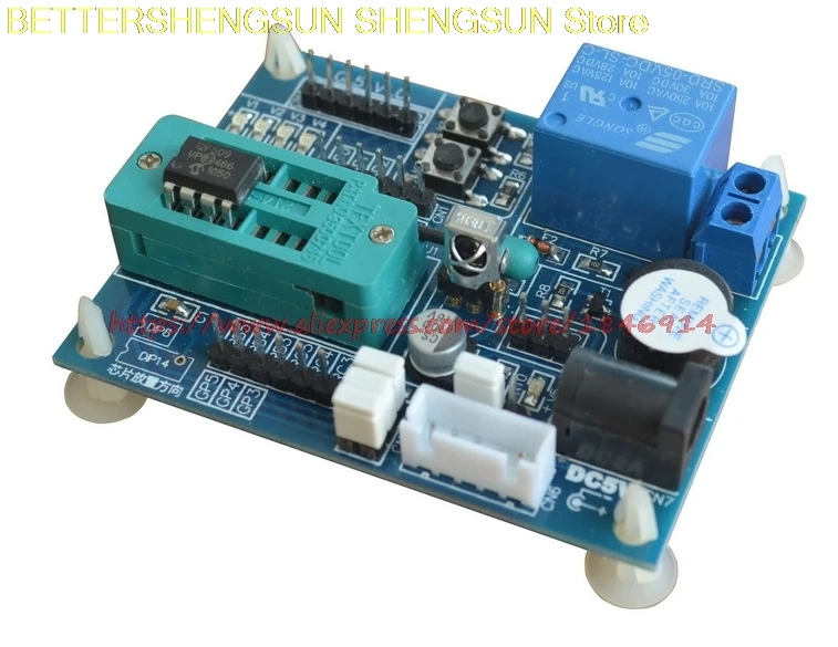 

PIC12F509 MCU обучающая плата отправляется эмулятором PICKIT2