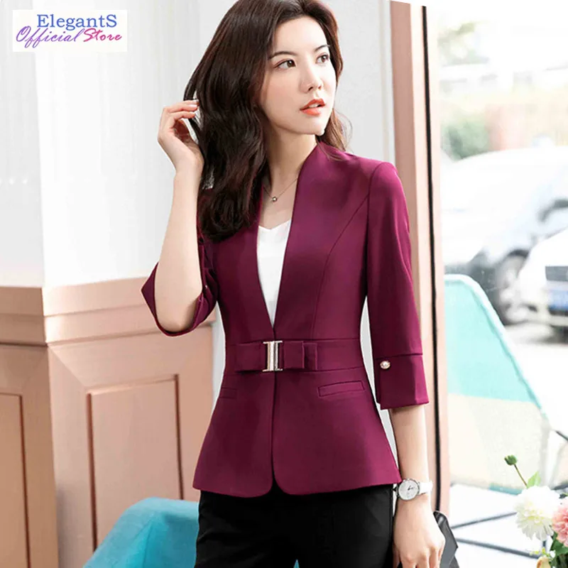 Женские повседневные блейзеры и пиджаки деловой костюм Блейзер официальная