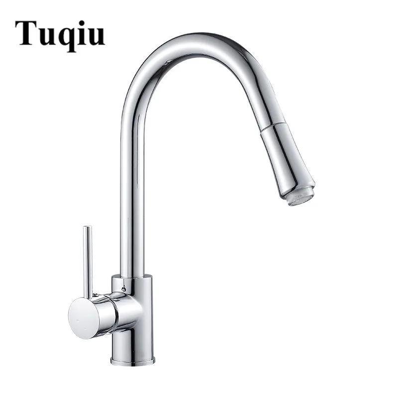 Pull Out Kitchen Faucet Chrome Led Sink Mixer Tap 360 degree rotation torneira cozinha mixer | Обустройство дома