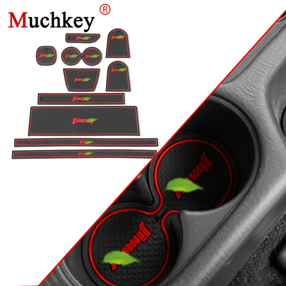 Muchkey Gate Игровые Коврики Для Suzuki Jimny 2008 до 2015 Non slip межкомнатных дверей автомобиля