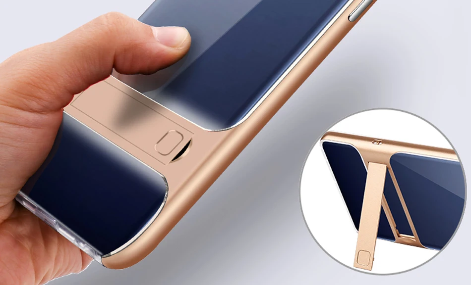 ITEUU NOTE9 PC TPU чехол с подставкой для samsung Galaxy Note 9 чехол s Мягкие противоударные силиконовые прозрачные чехлы с подставкой