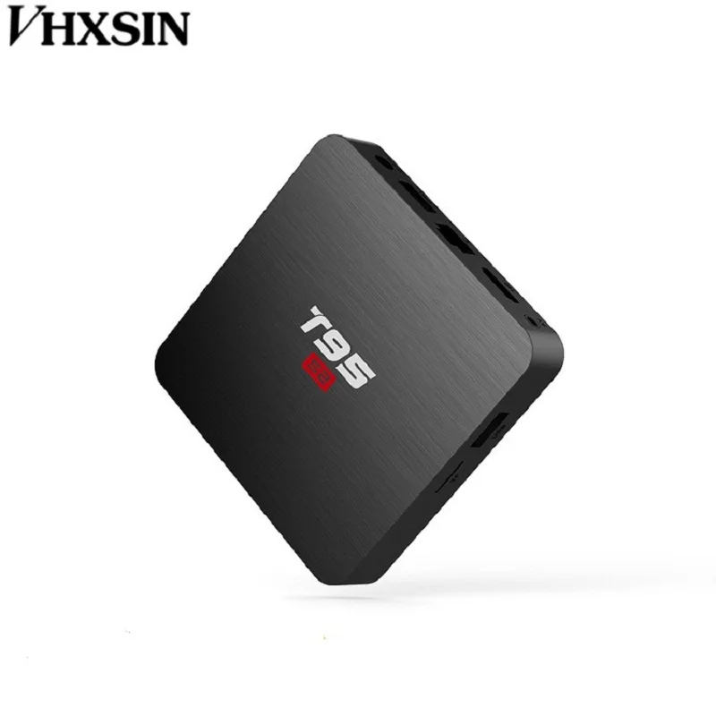 VHXSIN 20 шт./лот T95 S2 android 7 1 S905W ТВ приставка 4k с 2 Гб ОЗУ 16 ПЗУ|ТВ-приставки и