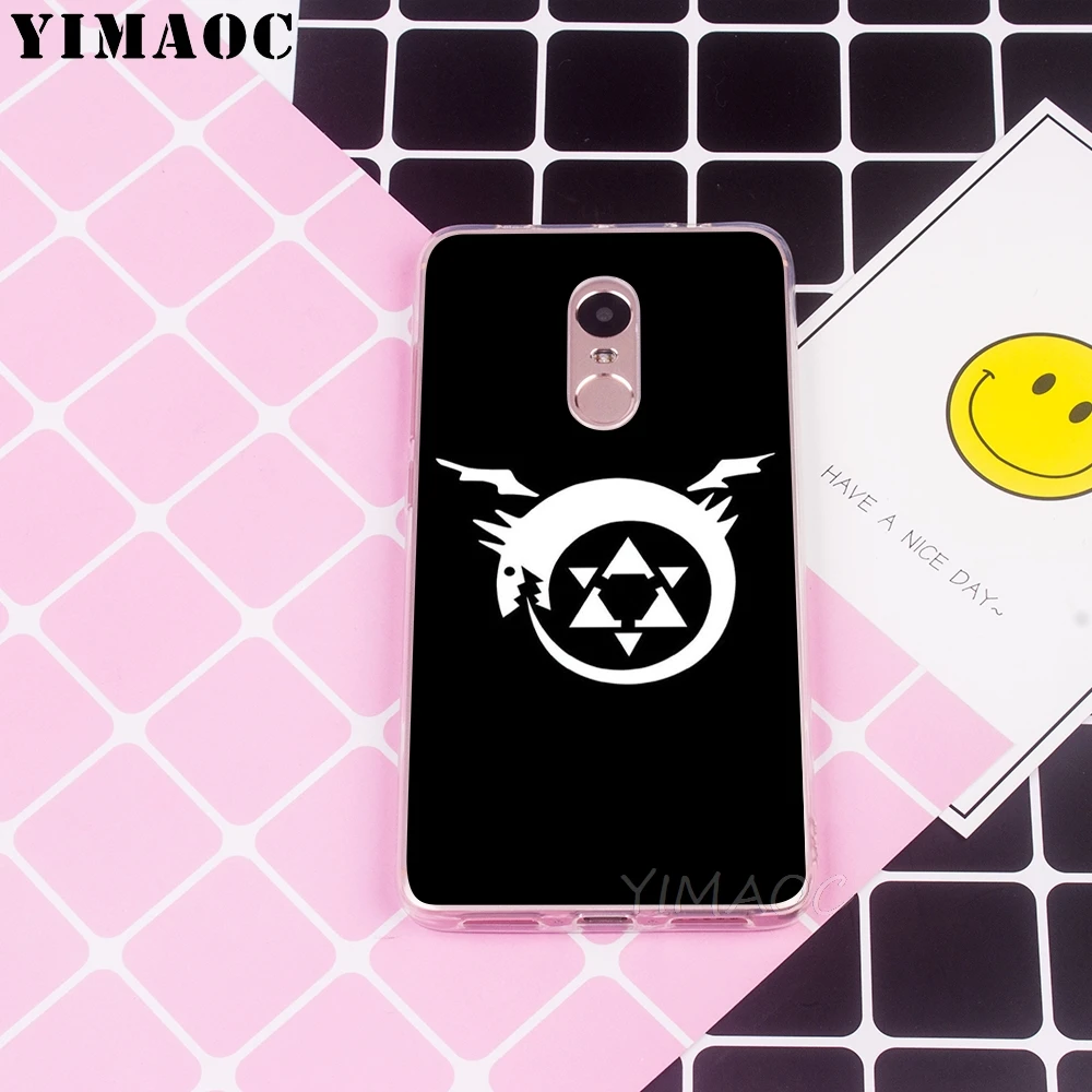 YIMAOC Стальной алхимик братьев чехол для Xiaomi Redmi 6 4X 5A 4A S2 Note 4 5 Pro Plus Mi 8 9SE A2 A1 MiX 2S MAX 3 |