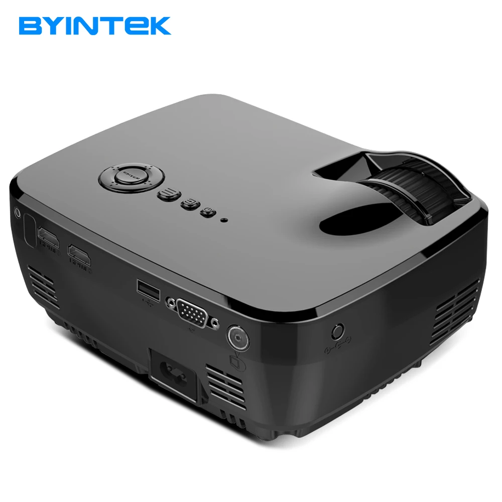 Новинка 2017 года GP70 проектор HD 1080 P 1800 люмен LED HDMI USB видео дома Театр Портативный