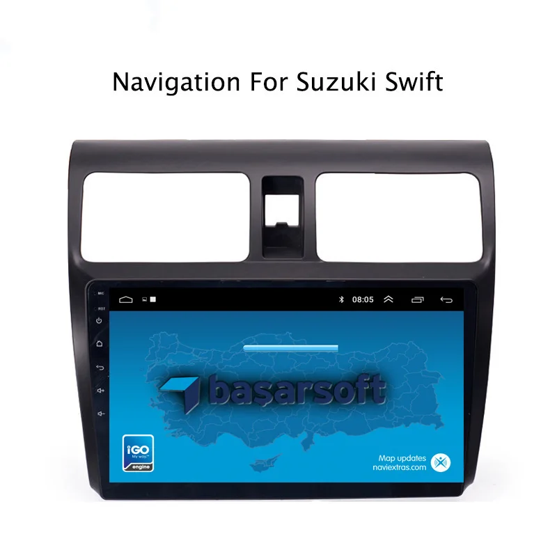 10 1 &quot2.5D Android 8 автомобильный DVD gps для Suzuki Swift 2004 2005 2006 2007 2008 2010 Радио стерео
