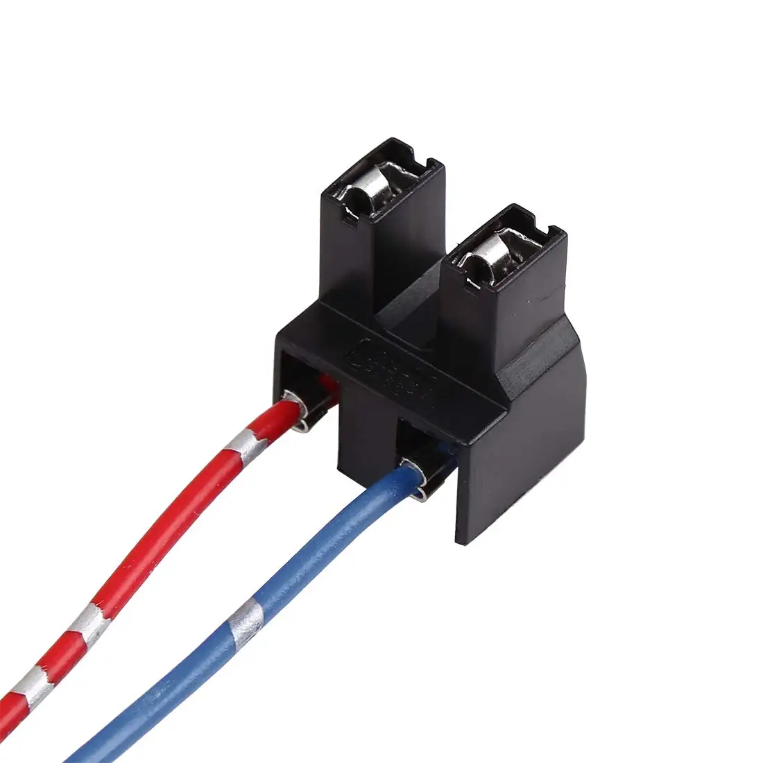 

X Autohaux DC 12V H7 Car Light Socket Headlight Wire Harness Extension Female Adapter 2pcs