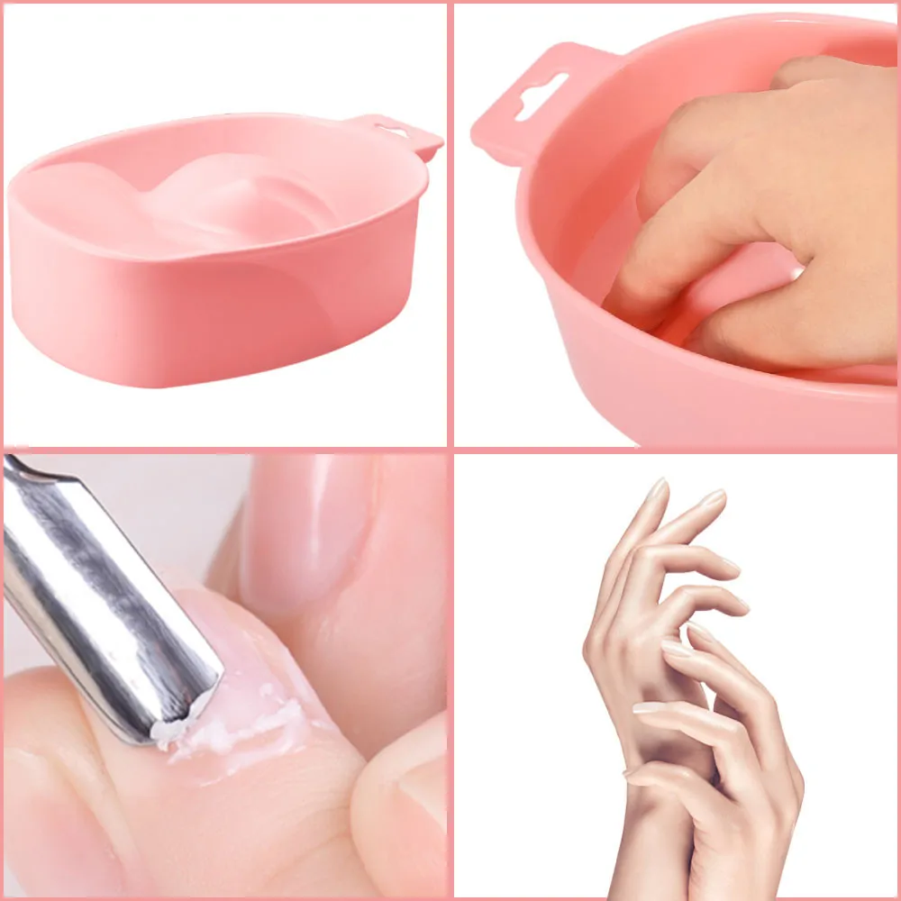 2018 портативные маникюрные инструменты для дизайна ногтей замочить чашу от руки