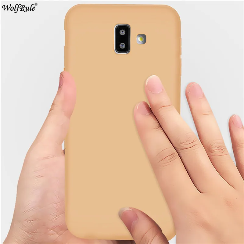 Чехол wolfrule для samsung Galaxy J6 Prime чехол Plus Матовый Мягкий ТПУ защитный SM-J610FN |