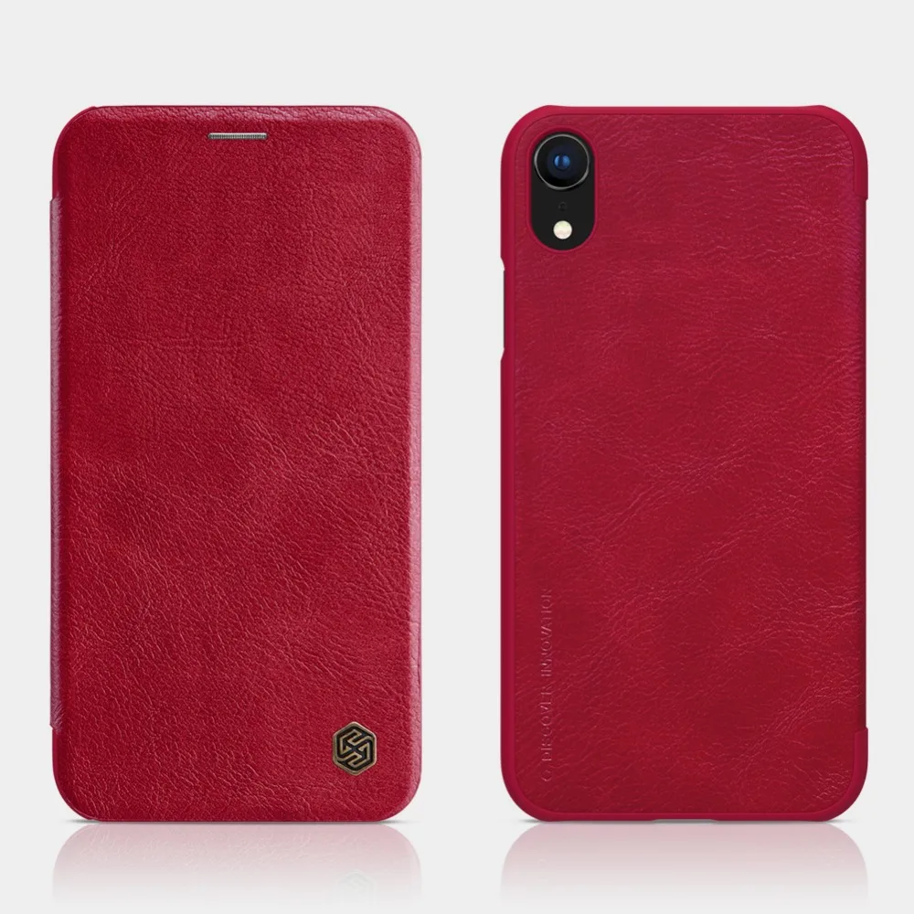 Nilkin для iPhone XR чехол s Nillkin Роскошный Ретро мягкий PU Флип кожаный смарт-чехол на заднюю панель телефона чехол для Apple iPhone XR Capa