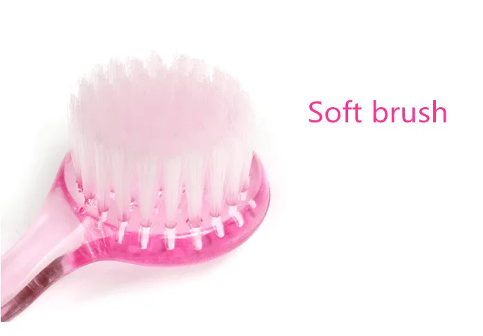 1 шт. пластиковая Профессиональная щетка для очистки ногтей от пыли с крышкой