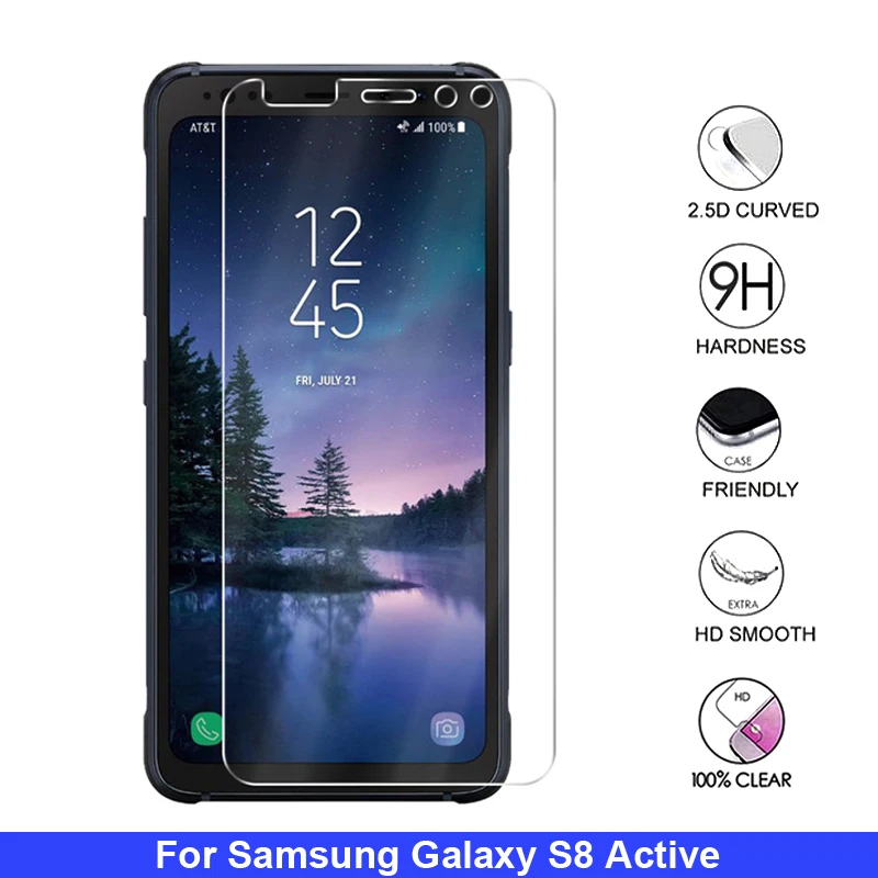 2 шт. 9H Премиум Закаленное стекло для Samsung Galaxy S8 Active SM G892A 2.5D 0 26 мм защитная