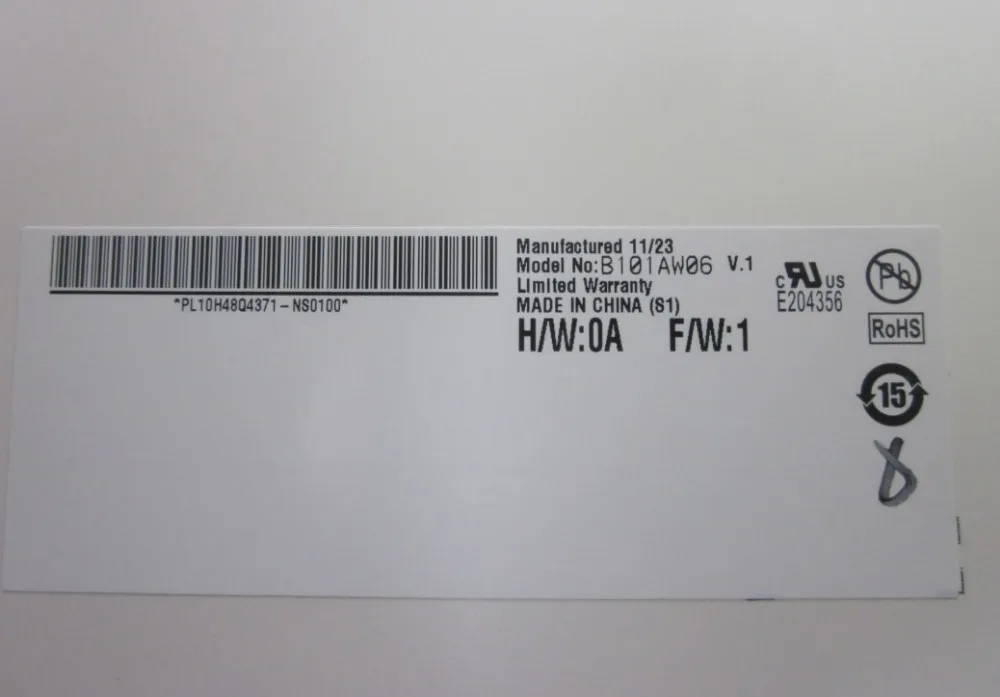 B101AW06 V.1 N101LGE-L41 N101I6-L0D for 
