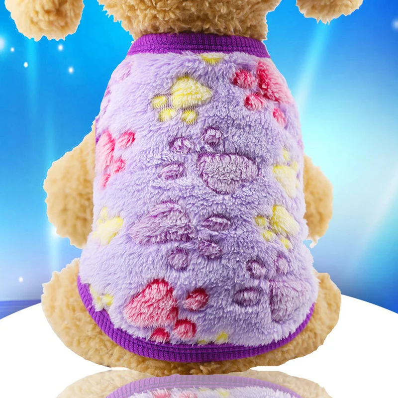 Осенне зимняя теплая одежда для домашних питомцев из мультфильма маленьких