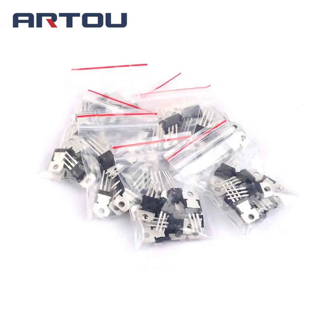 Набор транзисторов LM317 to 220 10 шт./EAHC = 80 шт. 7805 7809 7812 7815 7905 7912 7915|kit kits|kit lm317kit transistor |