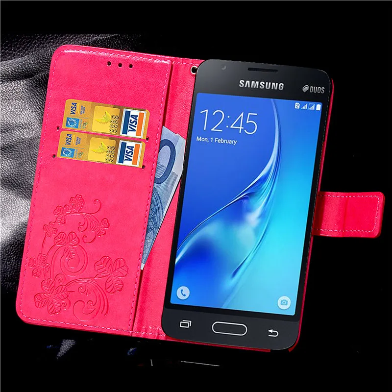 Роскошный чехол из искусственной кожи для samsung Galaxy J1 Mini J105 J105H 2016 SM Nxt Duos откидная