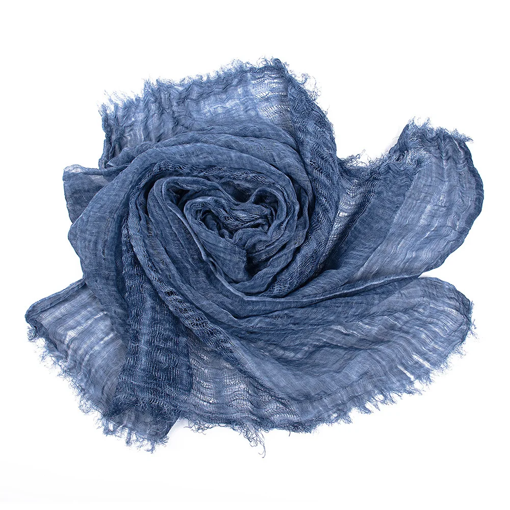 

Новый японский стиль унисекс зимний шарф из хлопка и льна солидные цветные длинные женские шарфы шаль винтажный зимний теплый мужской шарф