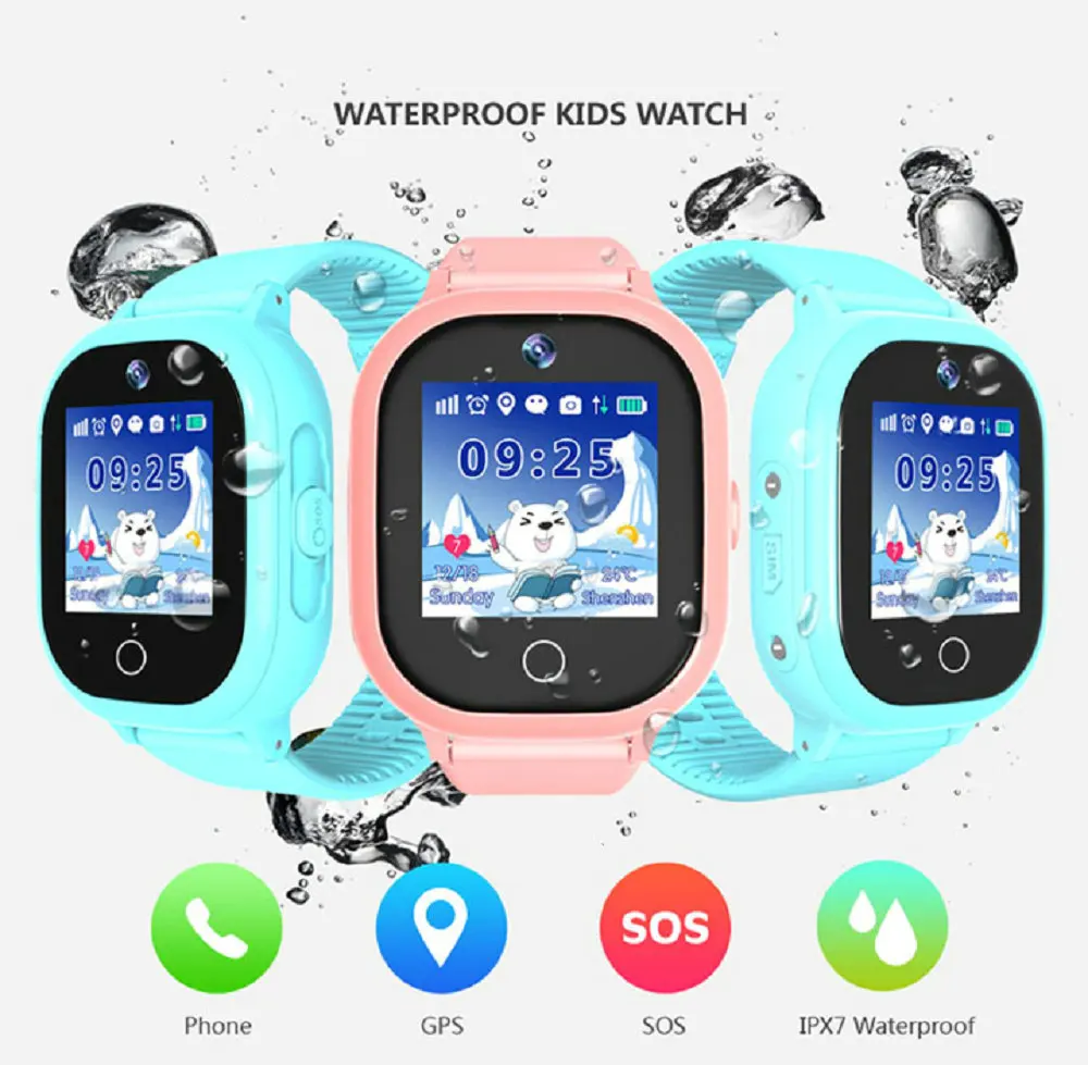 TD06S gps IP67 водонепроницаемый телефон позиционирование модные детские часы 1,3 дюймов цветной сенсорный экран SOS детские умные часы для мальчиков и девочек