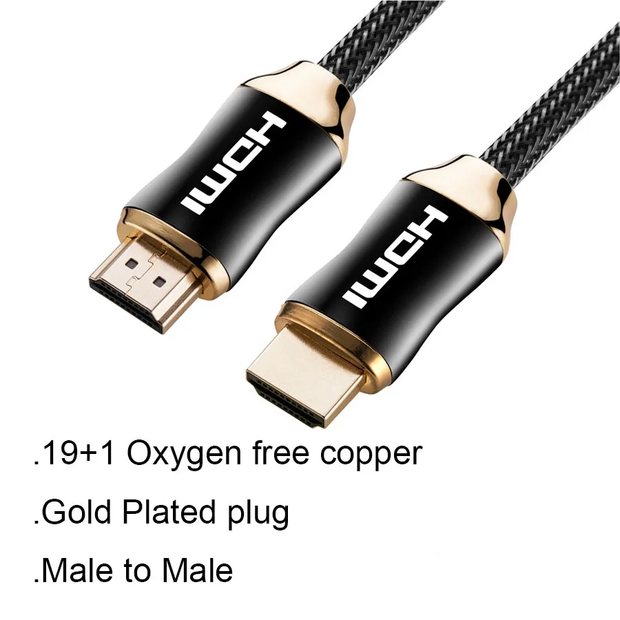 UYG Кабель HDMI 4 К оптический кабель аудио Коммутатор мужчинами 0 5 м 1 2 3 8 10 Displayport/HDMI |