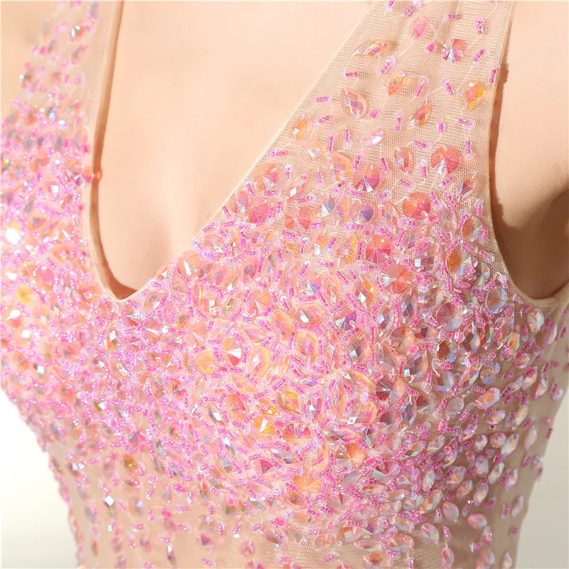 Прозрачные вечерние платья длинное платье в пол с юбкой-годе V-образным вырезом и