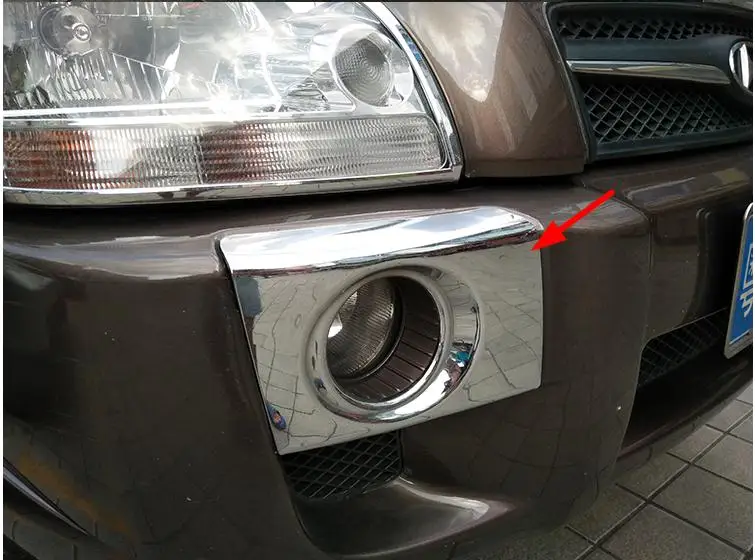 Для hyundai Tucson 2004 2005 2006 2007-2010 2012 противотуманная фара рамка противотуманная фара крышка противотуманная фара украшение для pajero спортивные аксессуары