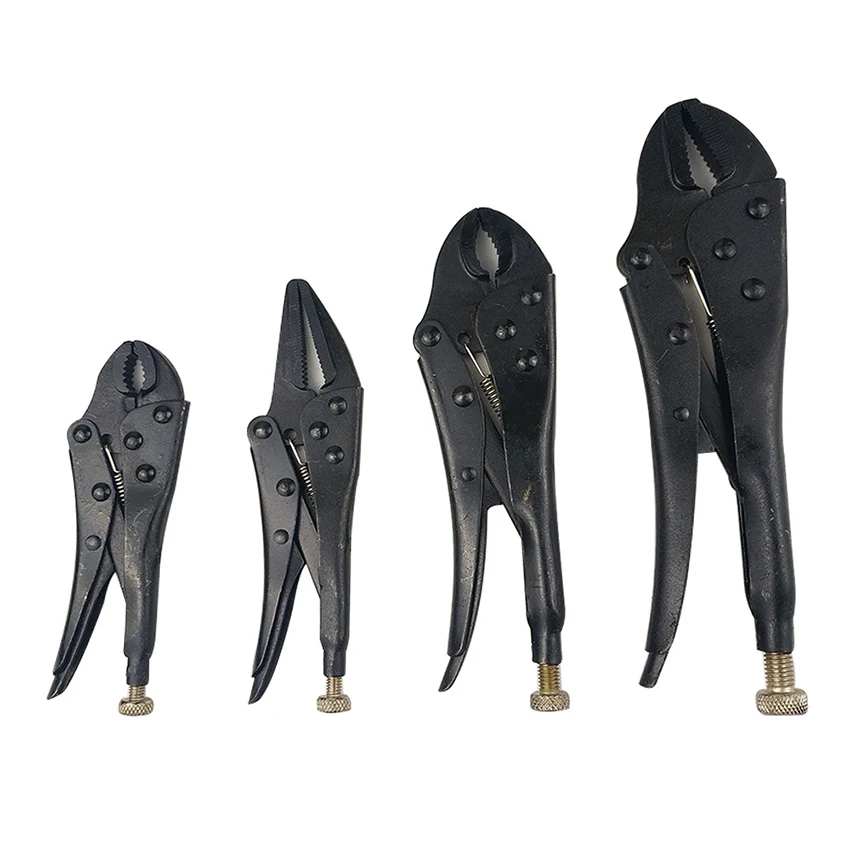4pcs Force Pliers Set Steel Black Heat Treatment Household Combination Tool Wire Cutters Stripper Crimping Locking | Инструменты