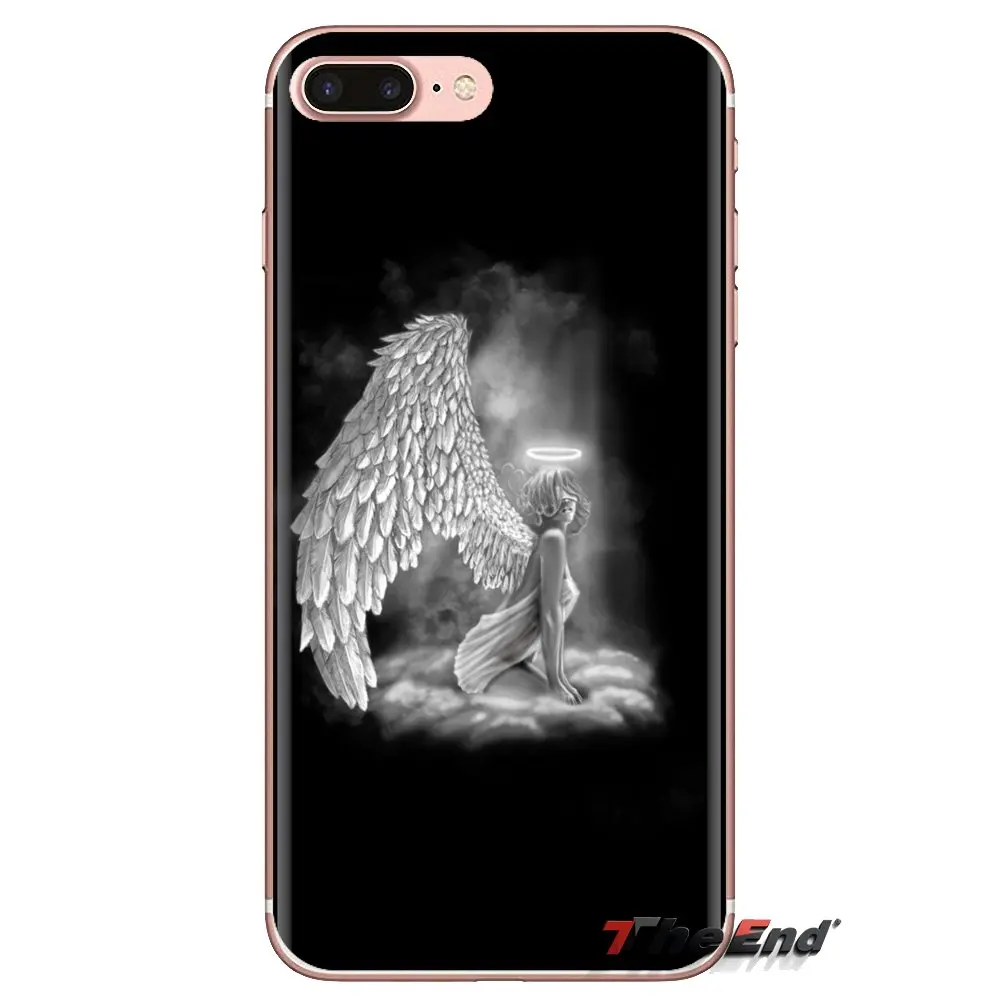 Pastel Angel Wing Art For Huawei Nova 2 3 2i 3i Y6 Y7 Y9 Prime Pro GR3 GR5 2017 2018 2019 Y5II Y6II Transparent TPU Cases Covers |