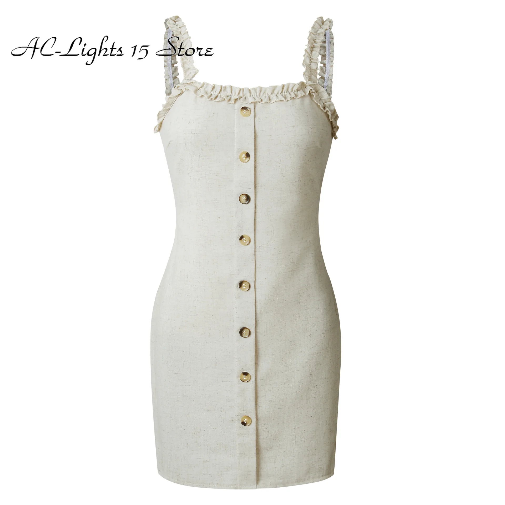 Пикантные Кнопка Bodycon плиссированное платье Для женщин Boho белая повязка платья