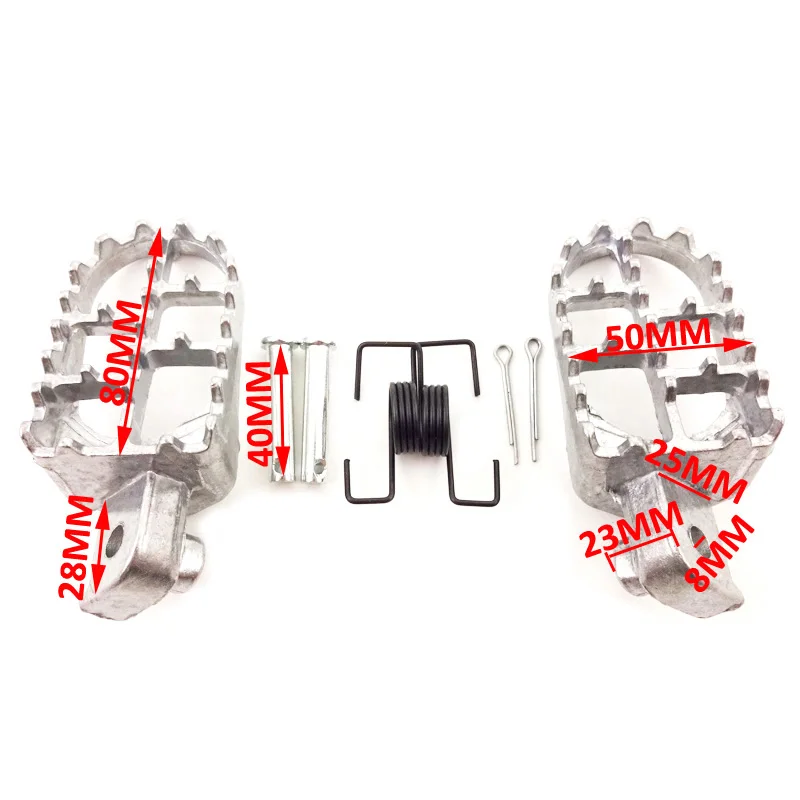 Подножки XLJOY для мотоцикла PW50 PW80 PW 50 80 TW200 TTR90 TTR90E|Подставки под ноги| |