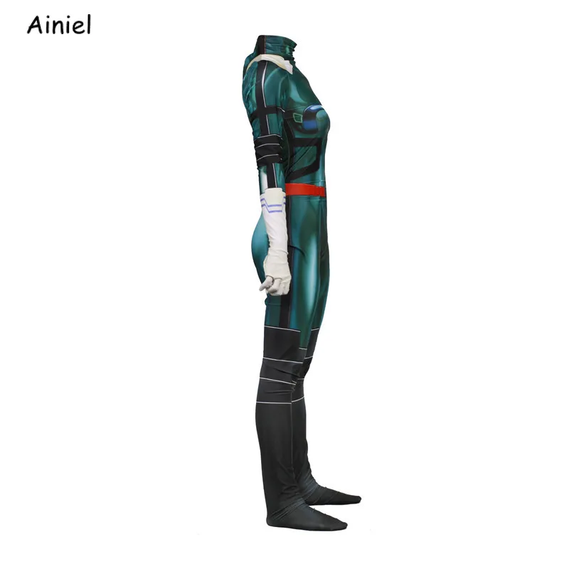 Аниме Мой герой Academy Косплей Midoriya Izuko Deku костюмы парик мужчины женщины zentai боди костюм костюмы на Хэллоуин для детей и взрослых
