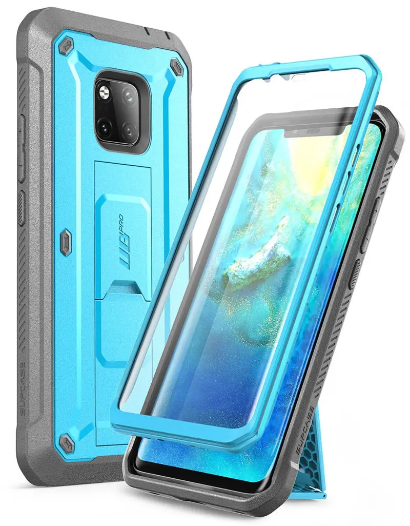 Blue SUP чехол для huawei mate 20 Pro Чехол UB Pro сверхмощный полный корпус прочный защитный чехол со встроенной защитой экрана и подставкой - Цвет: Blue