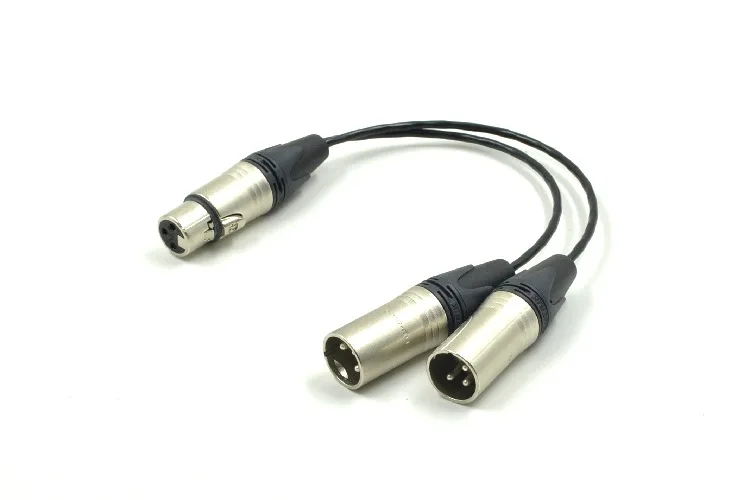 Высокое качество 3 контактный разъем XLR Сделано в Китае 2 Мужской анти-помех щит