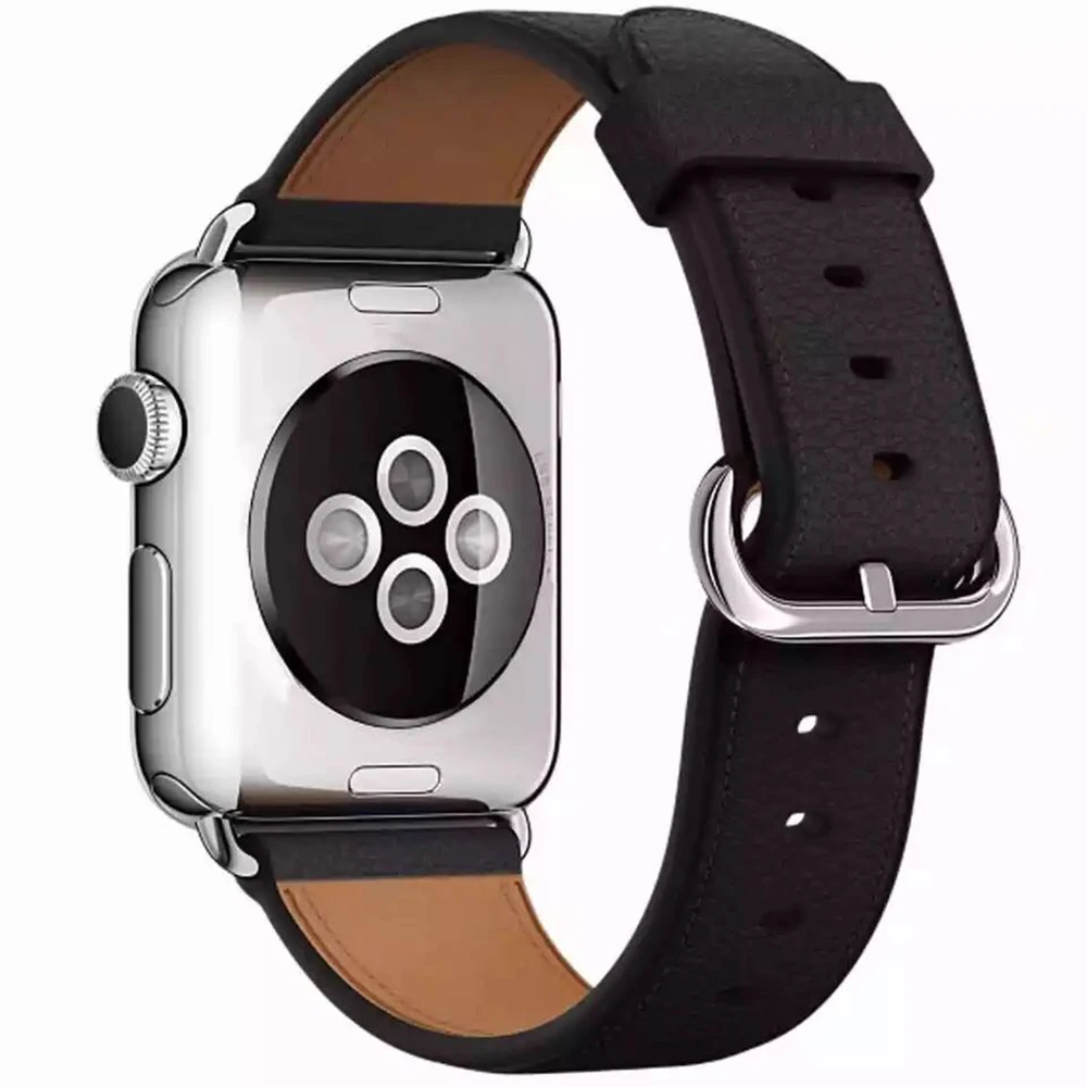 JMUSIWB масло воск кожаный браслет для Apple Watch Band 42 мм 38 мм/44 40 серия 4 3 2 ремешок часов