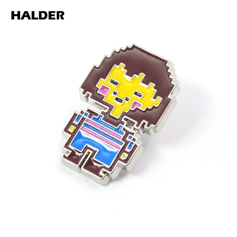 BR0011 HALDER Undertale Chara Мультяшные модные ювелирные изделия Frisk Flowey Toriel Sans броши на булавке Нагрудный значок аксессуары для одежды подарок
