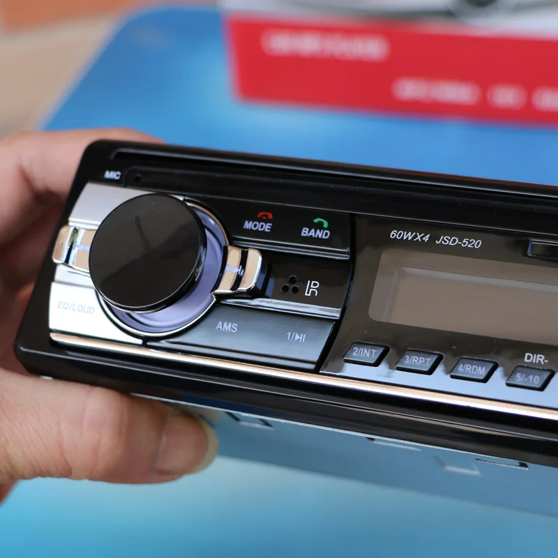 Автомагнитола 12 В MP3 аудио плеер Bluetooth AUX USB SD MMC стерео FM Авто электроника