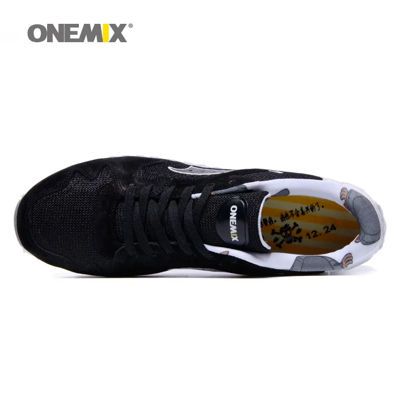 ONEMIX/Мужская Спортивная обувь на подушке белого и синего цвета кроссовки для бега