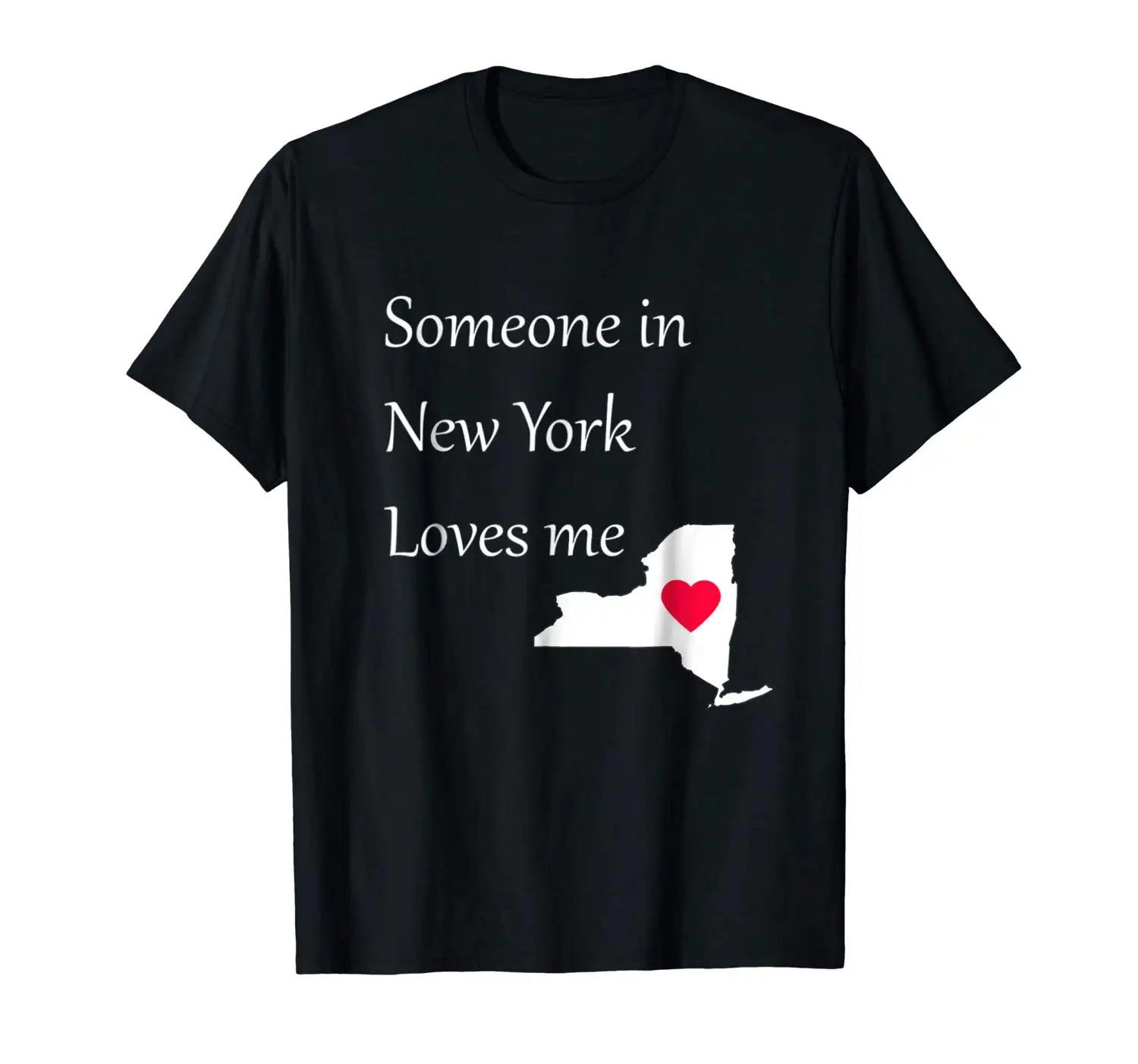 

Someone in New York Loves Me T-Shirt | New York God Bless Printed T Shirt 2018 Fashion Brand Top Tee