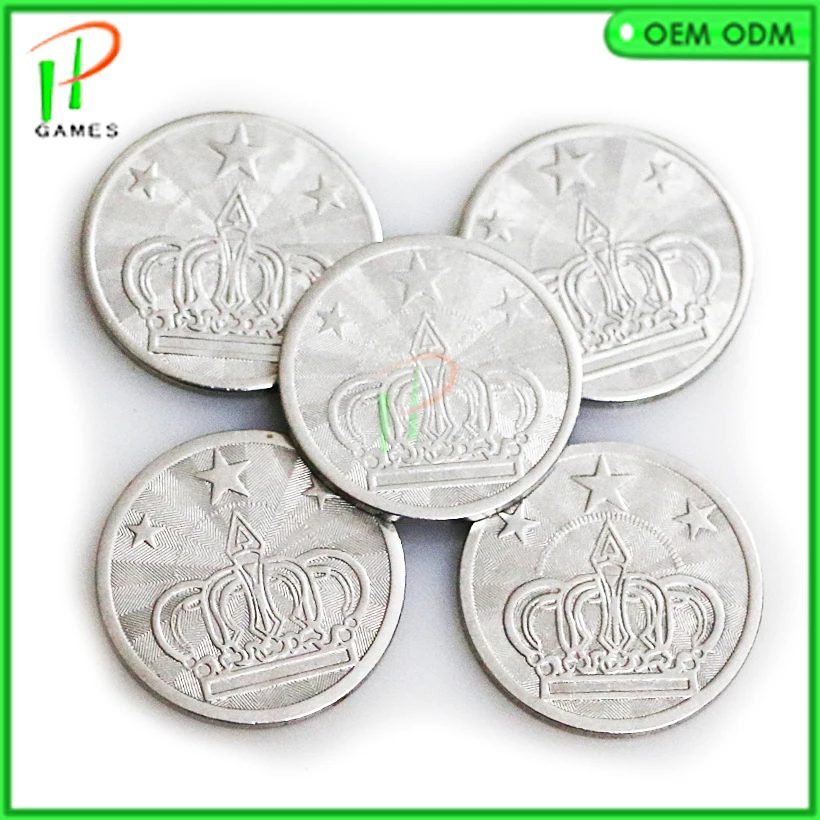 Игровой жетон 25*1 85 мм из нержавеющей стали 100 шт.|game coin|game tokensarcade tokens |