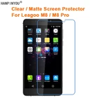 Прозрачная глянцеваяАнтибликовая матовая защитная пленка для экрана (не закаленное стекло) для Leagoo M8  M8 Pro 5,7 дюйма