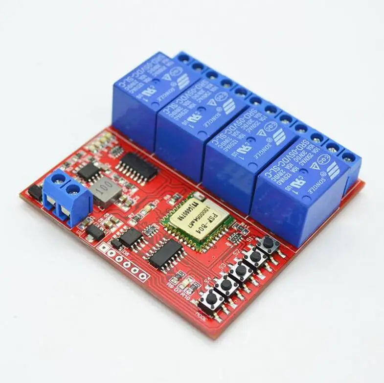 Умный выключатель с дистанционным управлением 12 в пост. Тока Wi Fi 4 полосный