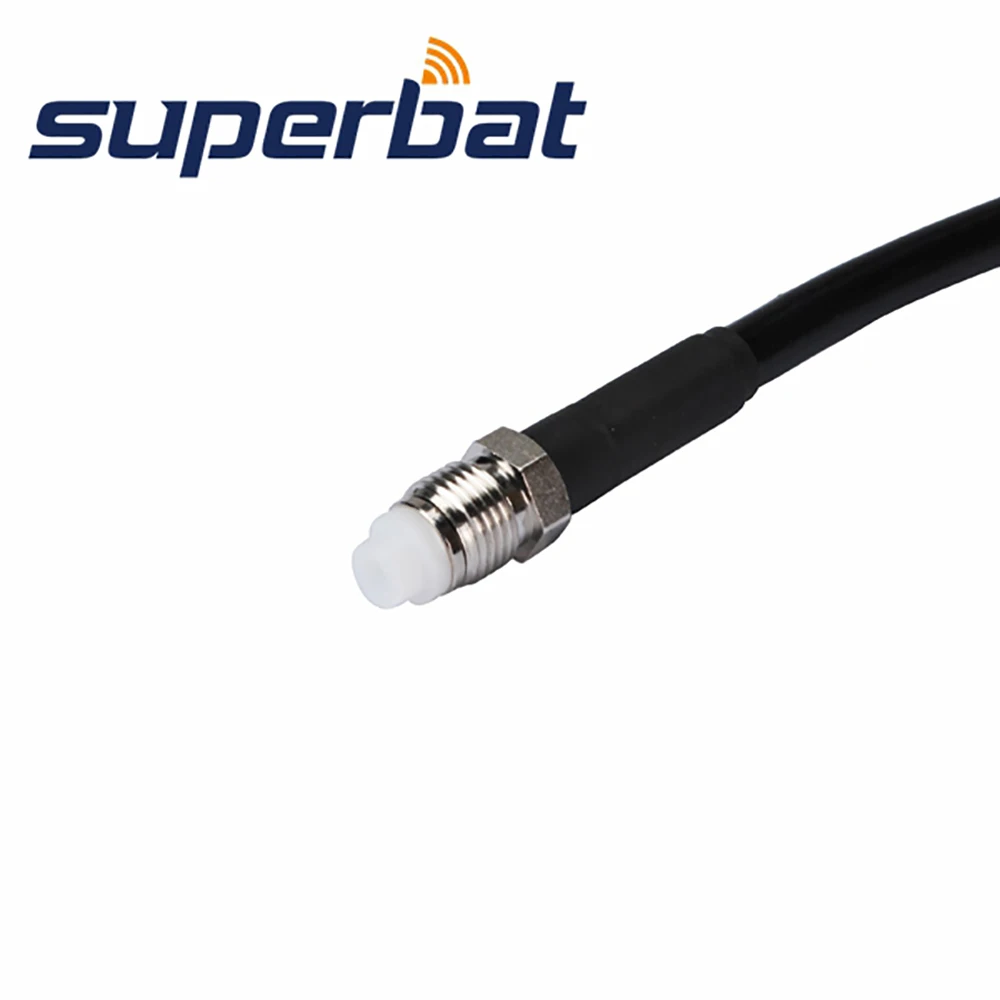 Superbat N Jack перегородка к FME гнездовой кабель отрезок RG58 15 см RF коаксиальный