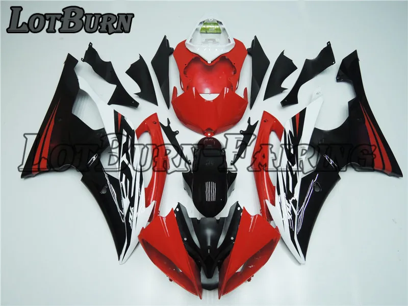 Мото обтекатель комплект пригодный для YAMAHA YZF600 YZF 600 R6 2008-2016 08-16 ABS Пластиковые