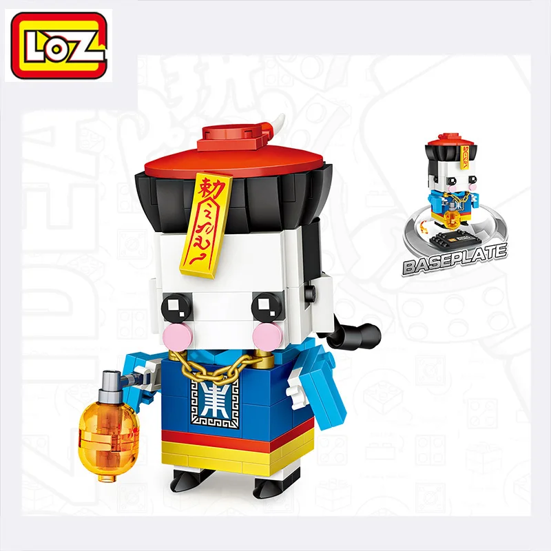 LOZ цифры головы мини блоки модели сборки DIY самоконтрящаяся Кирпичи мультфильм