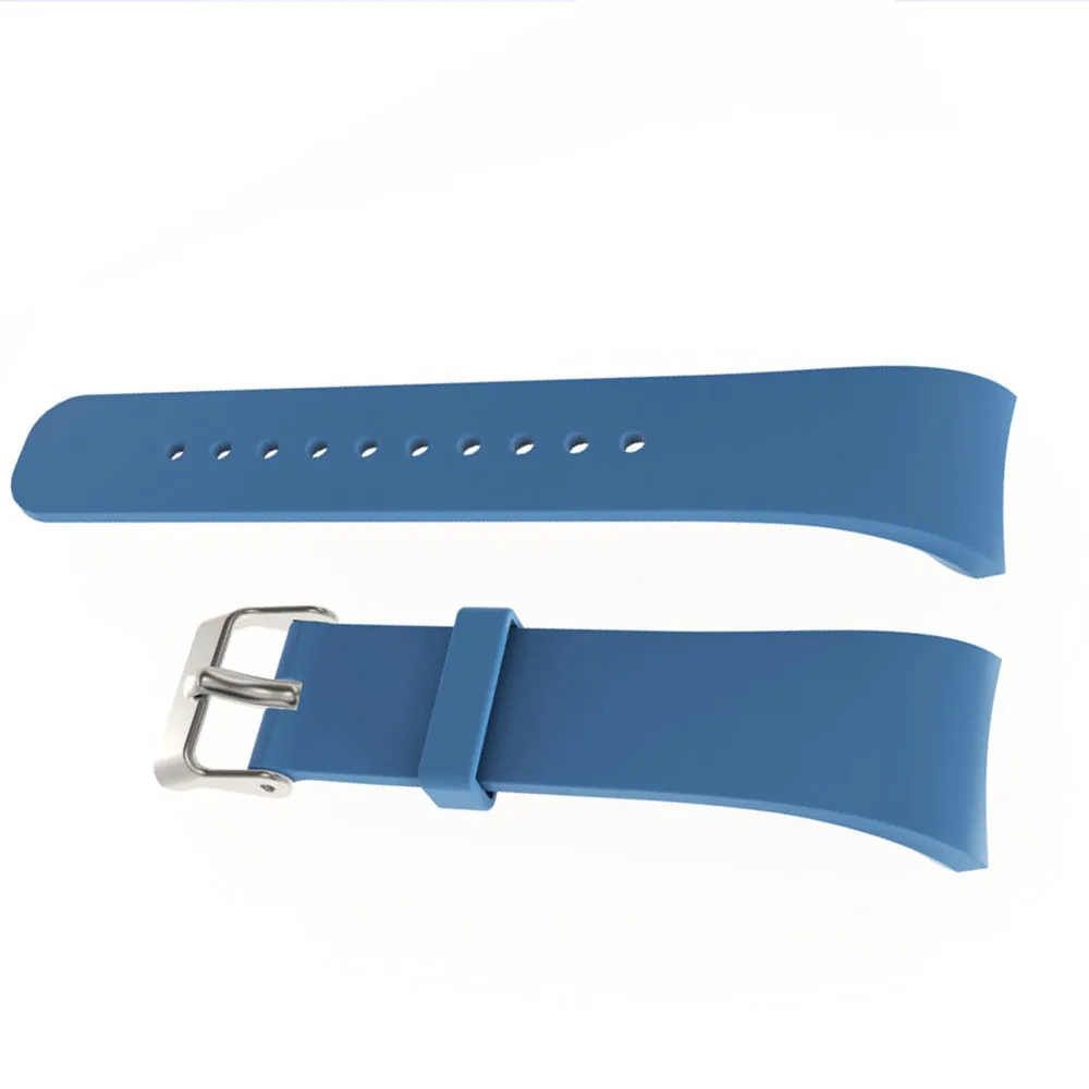 Navy Силиконовый спортивный разноцветный ремешок для часов для samsung gear Fit 2 watch smart Смарт-часы для samsung gear Fit2 часы-ремешки - Цвет: Navy
