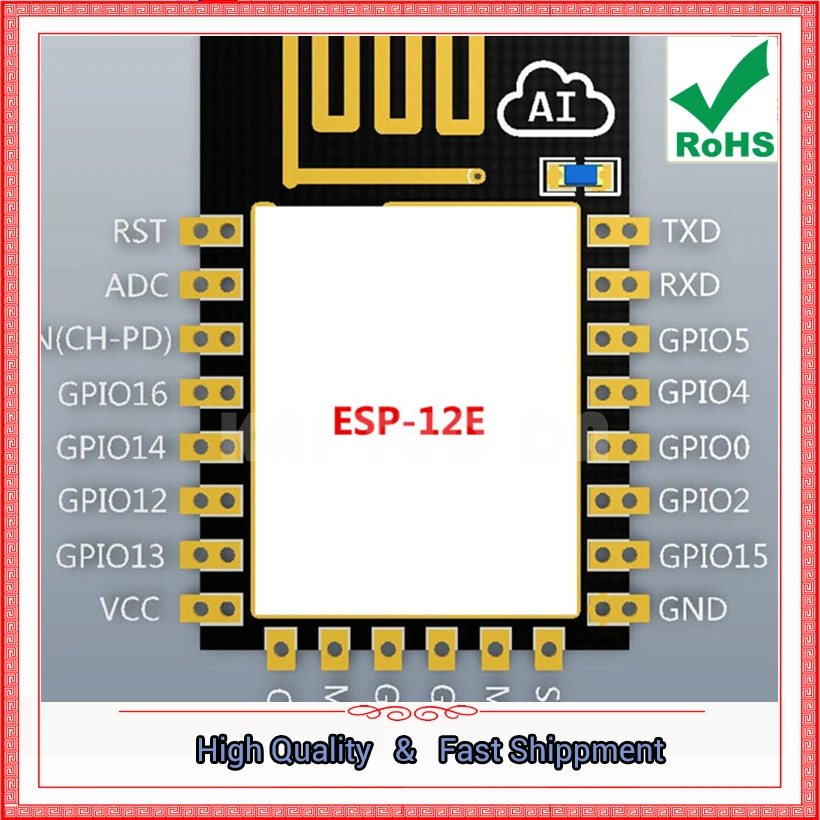 Семейный модуль Wi-Fi ESP8266 серийный для отрасли (D3B5) | Электронные компоненты и