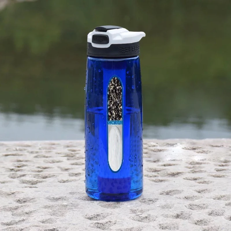 650 мл чашка фильтра для воды очиститель бутылка выживания подставка вина Спорт на