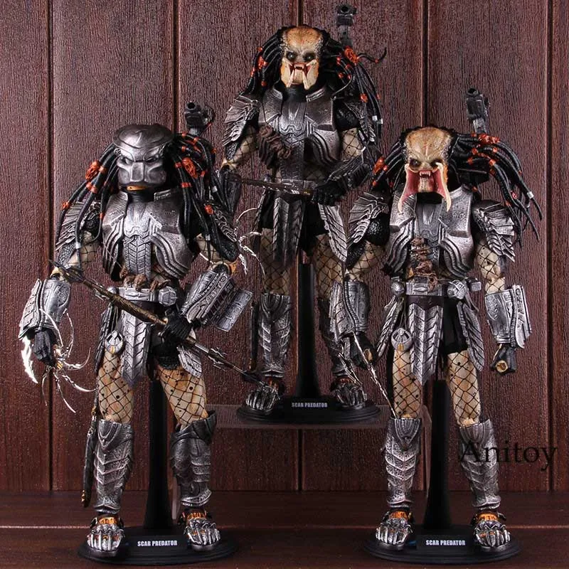 Горячие игрушки 1/6 AVP шрам инопланетянин против Хищника вер. 2,0 MMS190 ПВХ фигурка Коллекционная модель игрушки