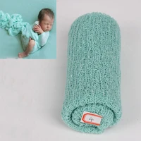 20 colors soft baby photography props blanket wraps stretch knit wrap newborn photo wraps cloth accessories