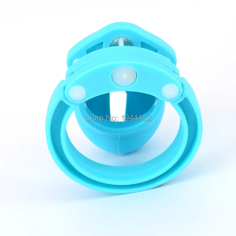 Секс игрушки синий мягкий силиконовый Пояс верности для мужчин клетка на член