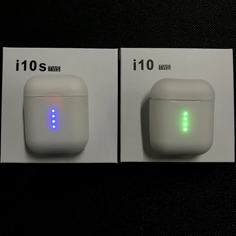 Оригинальный I10 I10S TWS Bluetooth 5 0 гарнитура Поддержка беспроводной зарядки наушники